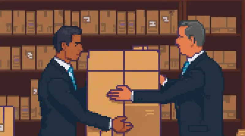 a-business-person-in-a-suit-hands-over-a-package-to-the-other-business-person-in-a-suit-no-hands-sh-434852138-800x445