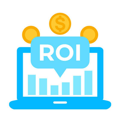 roi-icon-with-laptop-and-coins-vector-27812839